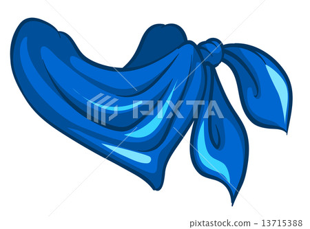 A blue scarf A blue scarf 13715388