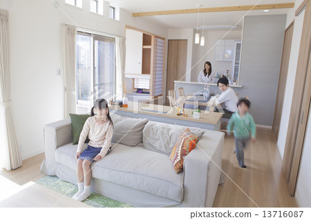 A living room where families gather A living room where families gather 13716087
