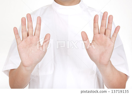 Shiatsu massage doctor palm 13719135