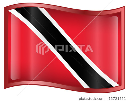 Trinidad and Tobago Flag icon. 13721331