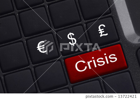 mini keyboard with button saying Crisis mini keyboard with button saying Crisis 13722421