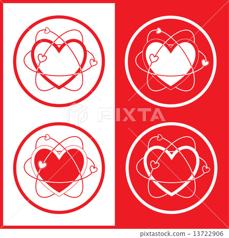 Vector heart icons - Stock Illustration [13722906] - PIXTA