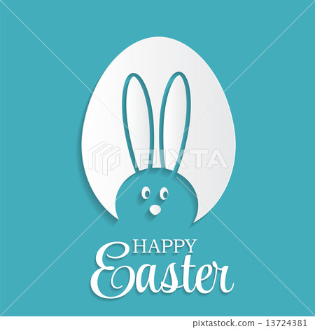 Happy Easter Background Vector Illustration Happy Easter Background Vector Illustration 13724381