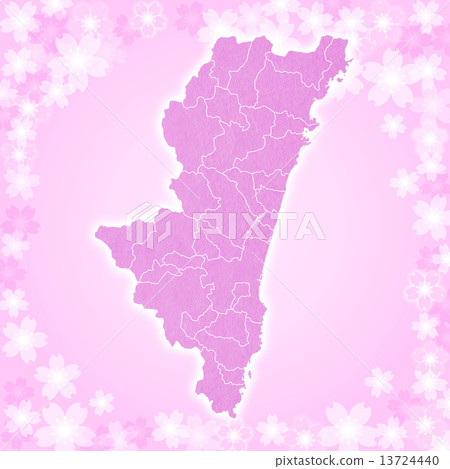 宮崎縣地圖 13724440