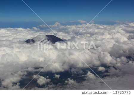 Soft clouds over view Soft clouds over view 13725775