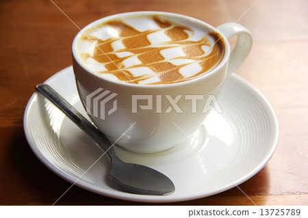Cup of latte coffee Cup of latte coffee 13725789