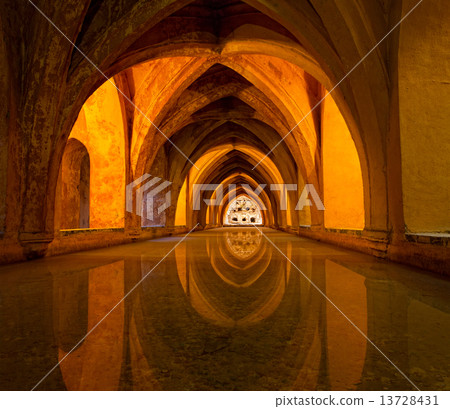 Bath in Alcazar, Seville, Spain 13728431