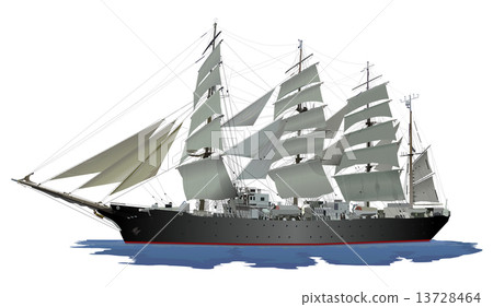 帆船(黑色) 帆船(黑色) 13728464