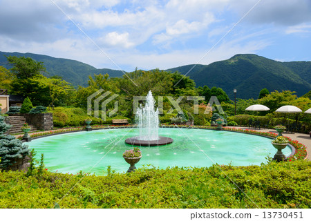 神奈川箱根強羅公園的噴泉 13730451