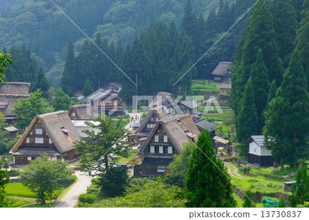 富山Gokayama Summer的Aikura巨大的協會定居點 13730837