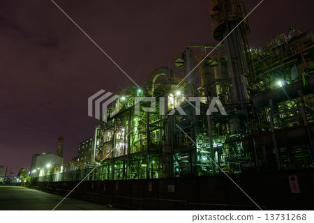 神奈川川崎植物的夜視圖 神奈川川崎植物的夜視圖 13731268