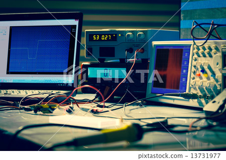 electronic measuring instruments in hitech computer laboratory electronic measuring instruments in hitech computer laboratory 13731977