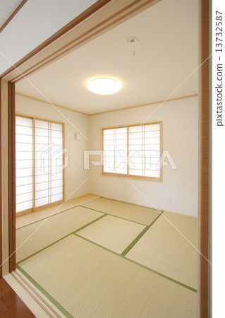 In the meantime Japanese-style image seen from the Western-style room Dilling Yes Construction example 13732587