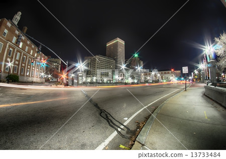 providence Rhode Island from the far side of the waterfront 13733484