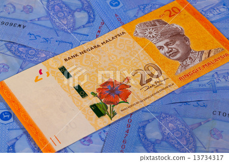 Different Ringgit banknotes from Malaysia Different Ringgit banknotes from Malaysia 13734317