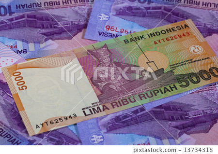 Different rupiah banknotes from Indonesia Different rupiah banknotes from Indonesia 13734318