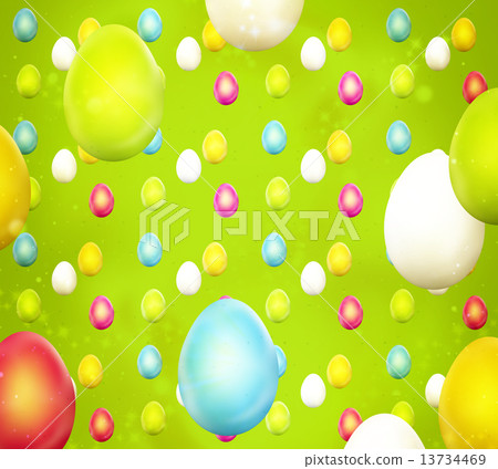Easter Time Colorful Design Easter Time Colorful Design 13734469