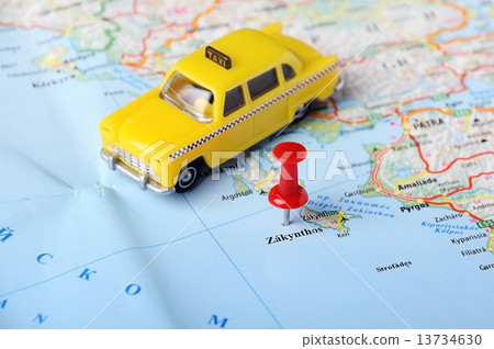 Zakynthos ,Greece map taxi Zakynthos ,Greece map taxi 13734630