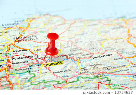 Ourense ,Spain map Ourense ,Spain map 13734637