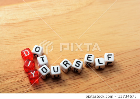 DIY do it yourself text DIY do it yourself text 13734673