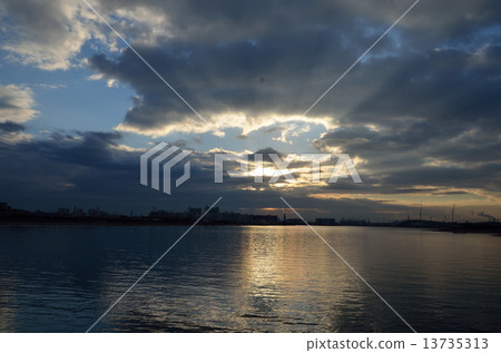 早上的景觀 13735313