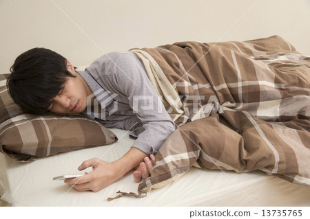 A man sleeping A man sleeping 13735765