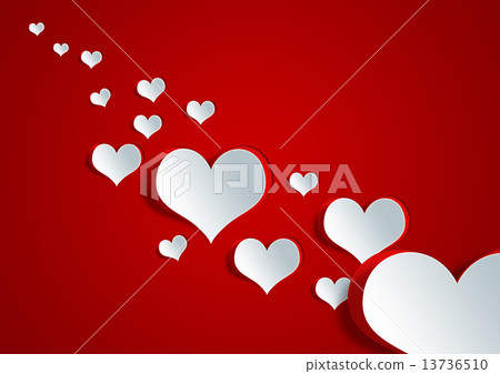 Heart shape on paper craft Heart shape on paper craft 13736510