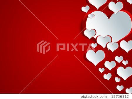 Heart shape on paper craft Heart shape on paper craft 13736512