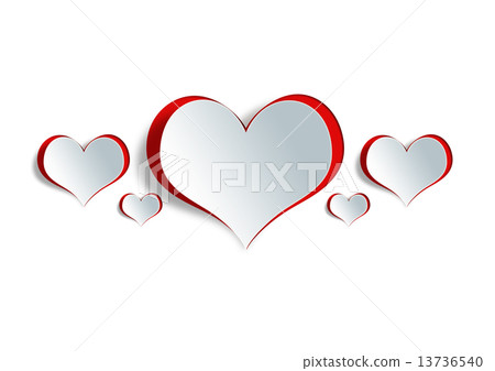 Heart shape on paper craft Heart shape on paper craft 13736540