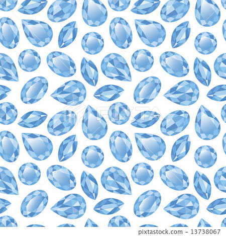 Blue topaz seamless texture vector 13738067