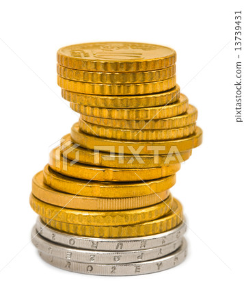 Stack of coins Stack of coins 13739431