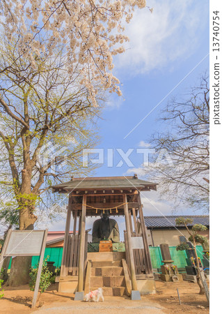 Komagata Daibutsu of Naganuma in spring 13740754
