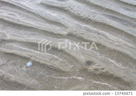 Beach sand waves warm texture Beach sand waves warm texture 13740871