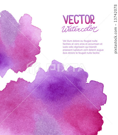 Abstract watercolor background for your design Abstract watercolor background for your design 13742078