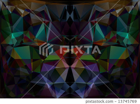Colorful Polygonal Mosaic Background Colorful Polygonal Mosaic Background 13745769