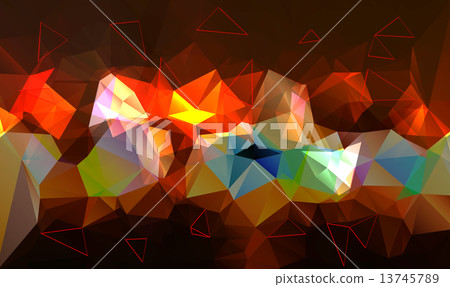 Colorful Polygonal Mosaic Background Colorful Polygonal Mosaic Background 13745789