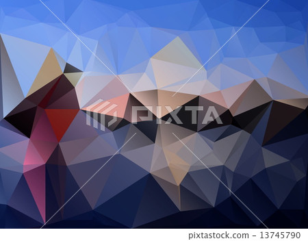 Colorful Polygonal Mosaic Background Colorful Polygonal Mosaic Background 13745790