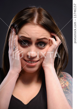 Girl teenager with tattoo kidnapped and tortured  13746157