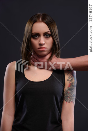 Girl teenager with tattoo kidnapped and tortured  13746167