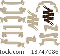 Ribbon Banners Vector Collection 13747086