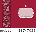 Hearts Seamless Background 13747088
