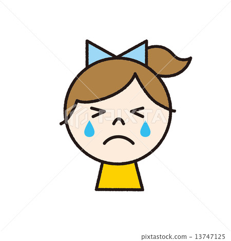 Child tears girl Child tears girl 13747125