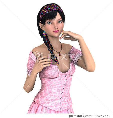 年輕的女士 13747630