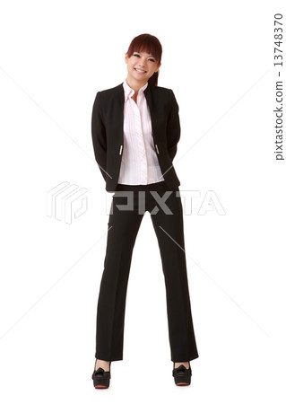 Young attractive business woman Young attractive business woman 13748370