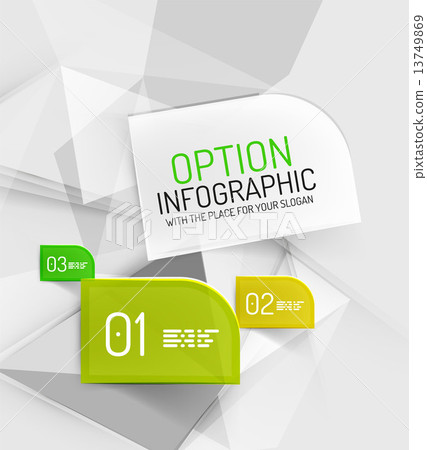 Vector fresh business abstract infographics template 13749869