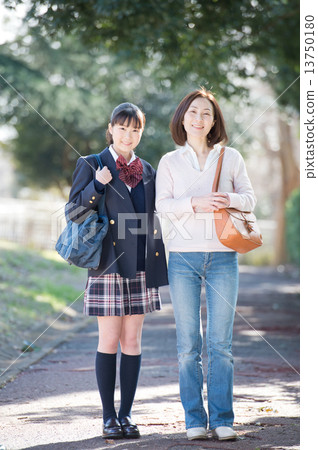 Mother and daughter  13750180