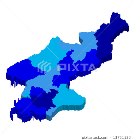 North Korea map country 13751123