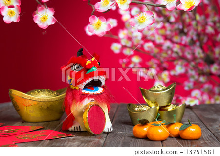 chinese new year decorations ,chinese character symbolizes gong 13751581