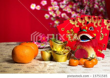 chinese new year decorations ,chinese character symbolizes gong 13751585