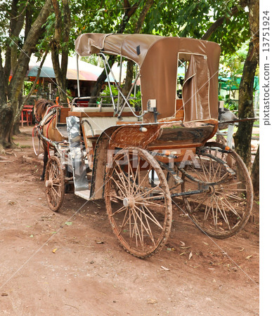 Horse and Carriage in Thailand. Horse and Carriage in Thailand. 13751924